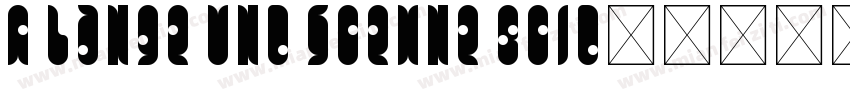 A Lange und Soehne Bold字体转换